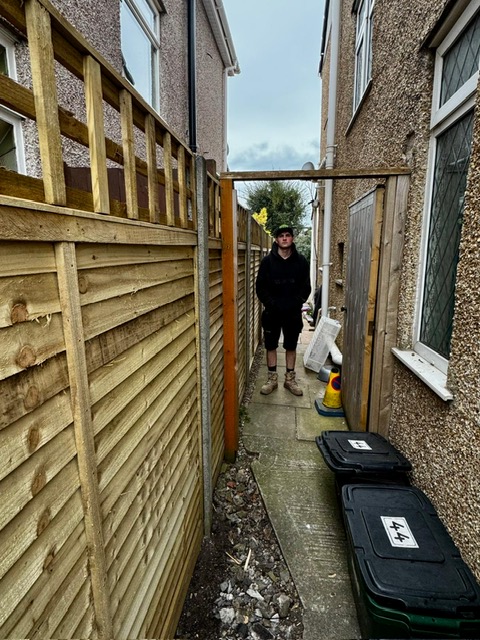 Lap panel fencing installed in Bristol